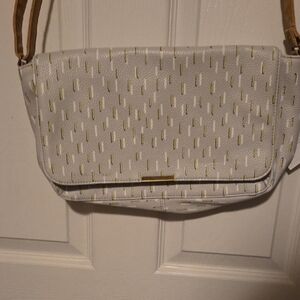 White and Gold Women's Bag